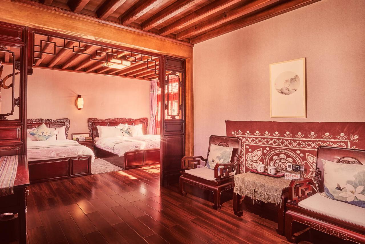 Shaxi Aoding Courtyard Bed & Breakfast Jianchuan Bagian luar foto